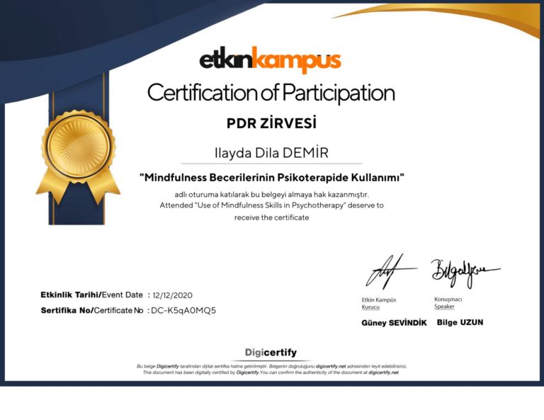 Mindfulness Becerilerinin Psikoterapide Kullanımı